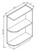 Pro Select White Shaker Kitchen Cabinet - BOES09-WSK