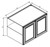 Pro Select Cunningham Gray Kitchen Cabinet - W3624-24-CG