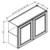 Pro Select Jansen Frost Kitchen Cabinet - W3024-JF