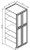 Pro Select Hudson Beige Kitchen Cabinet - WP3090-HB