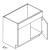 Eurocraft Cabinetry Trends Venice Textured Series Dark Oak Bath Cabinet - VSB24-VTD