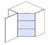 Eurocraft Cabinetry Trends Venice Textured Series Dark Oak Kitchen Cabinet - WDCGDC2442-VTD