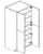 Eurocraft Cabinetry Trends Venice Textured Series Pecan Kitchen Cabinet - WP3084-VTP