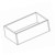 Eurocraft Cabinetry Trends Venice High Gloss Slab Series Gloss Black Kitchen Cabinet - ROT30M-VGB