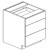 Eurocraft Cabinetry Trends ALVIC Zenit Super Matte Slab Series Gris Nube SM Bath Cabinet - VDB12-GRM