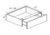 Eurocraft Cabinetry Trends ALVIC Zenit Super Matte Slab Series Gris Nube SM Bath Cabinet - KD30-GRM