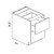 Eurocraft Cabinetry Trends ALVIC Zenit Super Matte Slab Series Basalto SM Kitchen Cabinet - 2DB33-BAM
