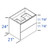 Eurocraft Cabinetry Signature Venice Textured Series White Oak Bath Cabinet - VHDSB3624-VTW