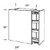 Eurocraft Cabinetry Signature Venice Textured Series Barcelona Oak Kitchen Cabinet - BSR12-VTB