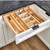 Eurocraft Cabinetry Signature Venice Textured Series Pecan Kitchen Cabinet - 4WDIV-24SH-1-VTP