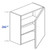 Eurocraft Cabinetry Signature 3DL Slim Shaker Series Stratus White Kitchen Cabinet - W1536-SLW