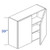 Eurocraft Cabinetry Signature Door Series Lexington Wheat Kitchen Cabinet - W2439-LWT