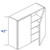 Eurocraft Cabinetry Signature Door Series Lexington Coffee Kitchen Cabinet - W2742-LCF