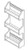 KCD Shaker Moss Natural Spice Rack Door Mount for 20.5" Door - SM-SRD15