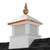 Good Directions 18" Square Manchester Vinyl Cupola with Avalon Copper Finial 2118MV-700