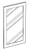 Cubitac Cabinetry Artisan Silk Clear Glass Door - GD2442-AS