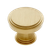 JVJ Hardware - Cabinet Knob - Satin Brass - 51604