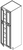Jarlin Cabinetry - Tall Pantry Cabinet - WP2484 - Cream White Shaker