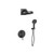 Pulse ShowerSpas - Olimpia Combo Shower System - 3012-MB - Matte Black