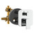 Pulse ShowerSpas - Tru-Temp Two Way Diverter Valve with Square Trim - 3007-RIVD-CH - Chrome