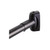 Better Home Products - Door Hardware - 5" Curved Shower Rod Set - Matte Black - 100BLK