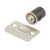 Better Home Products - Door Hardware - 7/8" Drive-In Ball Catch with Strike & Screws - Satin Nickel - 634SN