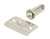Better Home Products - Door Hardware - 5/8" Drive-In Bullet Catch with Strike and Screws - Satin Nickel - 734SN