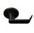 Better Home Products - Door Hardware - Lever Passage Set - Matte Black - EDTL01PASBLK