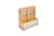 Rev-A-Shelf - 441-12VSBSC-1 - Natural Maple L-Shaped Vanity Sink Base Pullout w/ BLUMOTION Soft-Close for 24" Sink Base
