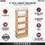 Rev-A-Shelf - 448-WC-8C - Natural Maple Four Shelf Pullout for 12" Face Frame Wall