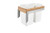Rev-A-Shelf - 4WCTM-15DM2-343-FL - Double 27 qt. Pullout Top Mount Wood and White Waste Container for Full-Access Cabinet