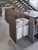 Rev-A-Shelf - 4WCTM-1850DM2-419-FL - Double 50 qt. Pullout Top Mount Wood and White Waste Container for Full-Access Cabinet