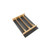 Rev-A-Shelf - 4WUTCC-18MB-1 - Craftsman Collection 13-1/4" X 19-1/2" Solid Maple Utensil Drawer Insert w/ Black Accents