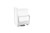 Rev-A-Shelf - 5149-15DM18-111 - Single 35 qt. Pullout 18 in. D Brushed Aluminum and White Waste Container w/ Rev-A-Motion