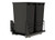 Rev-A-Shelf - 53WC-2150SCDM-218 - Steel Double Black 50 Qt. Bottom Mount Pullout Waste Container w/ Soft-Close for 21" Base Cabinets