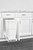 Rev-A-Shelf - RV-932PB - Single White 32 Qt. White Steel Wire Bottom Mount Waste Container w/ 3/4-Extension Slides for 15" Base Cabinets