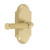 Grandeur Hardware - Arc Short Plate Privacy with Soleil Lever in Satin Brass - ARCSLL - 878471