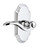Grandeur Hardware - Arc Short Plate Single Dummy with Bellagio Lever in Bright Chrome - ARCBEL - 821100