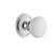 Grandeur Hardware - Circulaire Rosette Double Dummy with Hyde Park Knob in Bright Chrome - CIRHYD - 820137