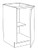 Innovation Cabinetry Slim White Kitchen Cabinet - UB-B12-F-SLW