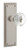 Nostalgic Warehouse - Neoclassical Plate Privacy with Crystal Neoclassical Knob in Satin Nickel - 746883 - 2 3/4" Backset