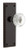 Nostalgic Warehouse - Neoclassical Plate Passage with Crystal Neoclassical Knob in Timeless Bronze - 746265 - 2 3/8" Backset