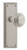 Nostalgic Warehouse - Neoclassical Plate Privacy with Neoclassical Knob in Satin Nickel - 742843 - 2 3/8" Backset