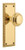 Nostalgic Warehouse - Neoclassical Plate Privacy with Neoclassical Knob in Polished Brass - 742842 - 2 3/8" Backset