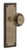 Nostalgic Warehouse - Neoclassical Plate Privacy with Neoclassical Knob in Antique Brass - 742827 - 2 3/4" Backset