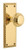 Nostalgic Warehouse - Neoclassical Plate Double Dummy with Neoclassical Knob in Unlacquered Brass - 742115