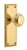 Nostalgic Warehouse - Neoclassical Plate Single Dummy with Neoclassical Knob in Unlacquered Brass - 741629