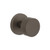 Viaggio Circolo Rosette Privacy with Circolo Brass Knob in Titanium Gray - 602142-CLOCLO-TG