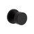 Viaggio Circolo Rosette Privacy with Circolo Brass Knob in Satin Black - 602139-CLOCLO-BK