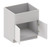 Blue Valley Frameless Glossy White Kitchen Cabinet - GW-FSM36